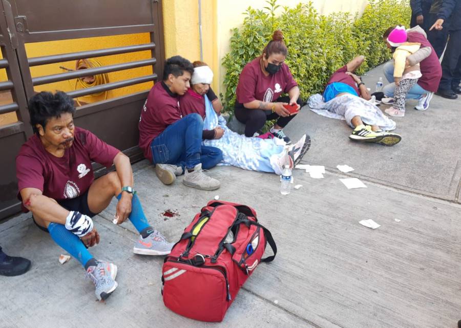 Peregrinos atropellados en Calzada de Tlalpan, reciben el alta médica