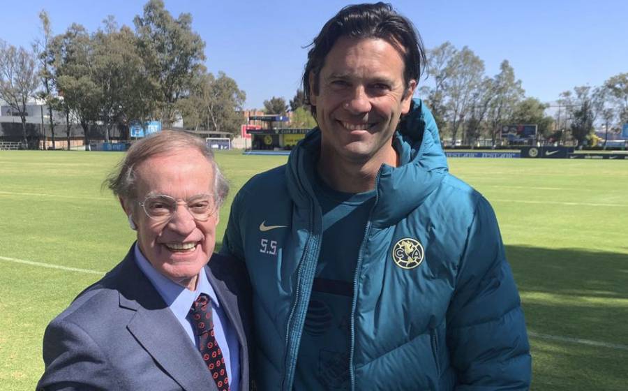 ¡Increíble! José Ramón Fernández se mete a las instalaciones del América para entrevistar a Solari