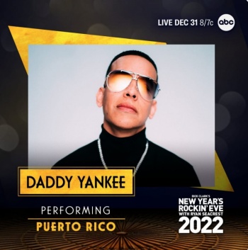 Daddy Yankee y Roselyn S&aacute;nchez, estrellas del Dick Clark’s New Years Rockin Eve desde Puerto Rico