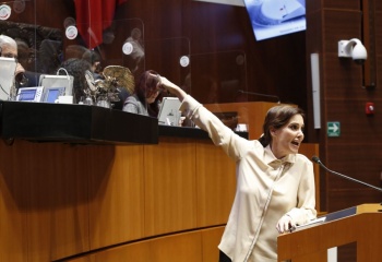 Por “decretazo”, Lilly Téllez se lanza de nuevo contra presidenta del Senado