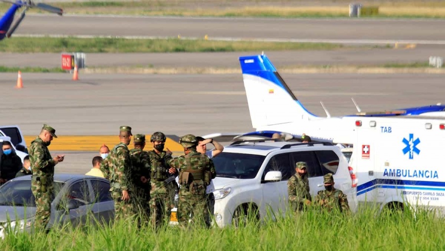 Dos policías y un civil muertos, saldo de ataque a aeropuerto de Cúcuta, Colombia