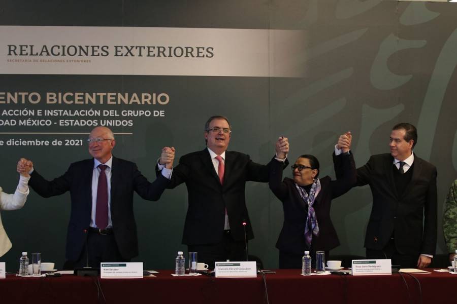 Instalan Grupo de Alto Nivel de Seguridad entre México y EEUU