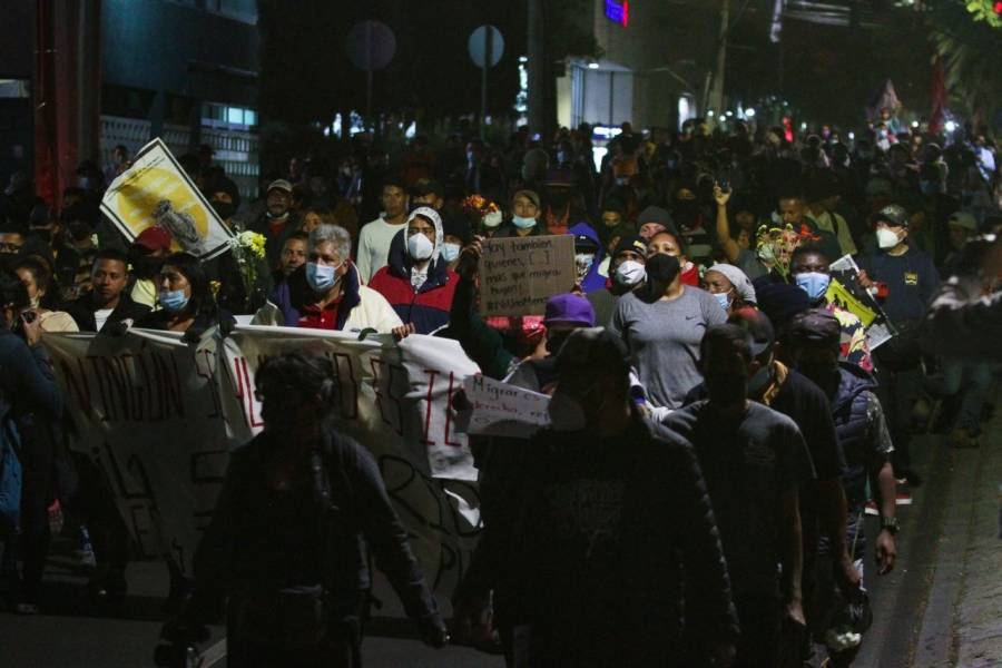Migrantes piden en CDMX que el Gobierno de México los regularice