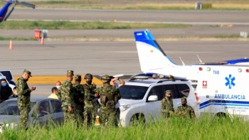 Dos polic&iacute;as y un civil muertos, saldo de ataque a aeropuerto de C&uacute;cuta, Colombia