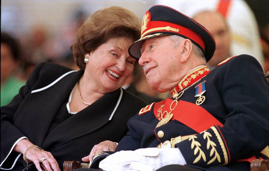 Muere Lucía Hiriart, viuda de Augusto Pinochet