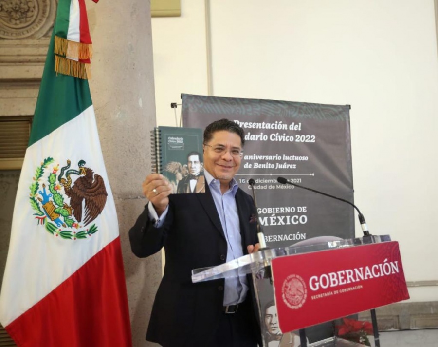 Segob presenta Calendario Cívico 2022