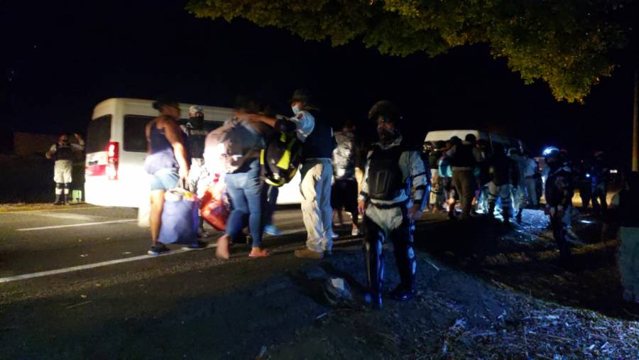 Rescata INM a 114 personas migrantes centroamericanas en Chiapas
