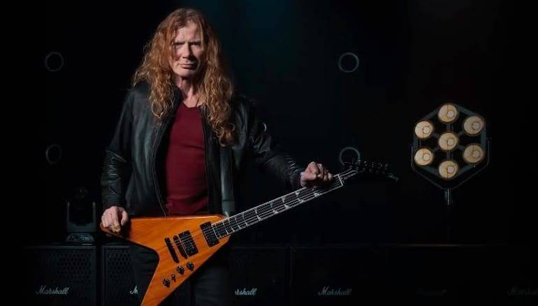 Dave Mustaine, es la imagen de la nueva guitarra de colección de Gibson