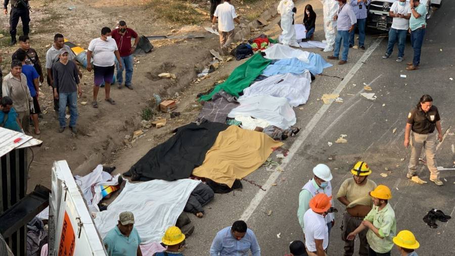 Desarticulan red que traficó a 3 dominicanos muertos en accidente de Chiapas