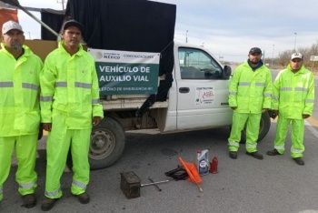 SICT implementa programa de auxilio vial en carreteras del pa&iacute;s