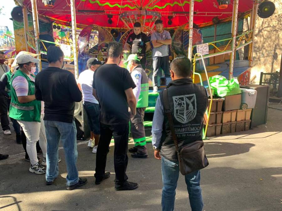 Alcald&iacute;a Cuauht&eacute;moc y GobCDMX supervisan juegos mec&aacute;nicos de la tradicional Romer&iacute;a