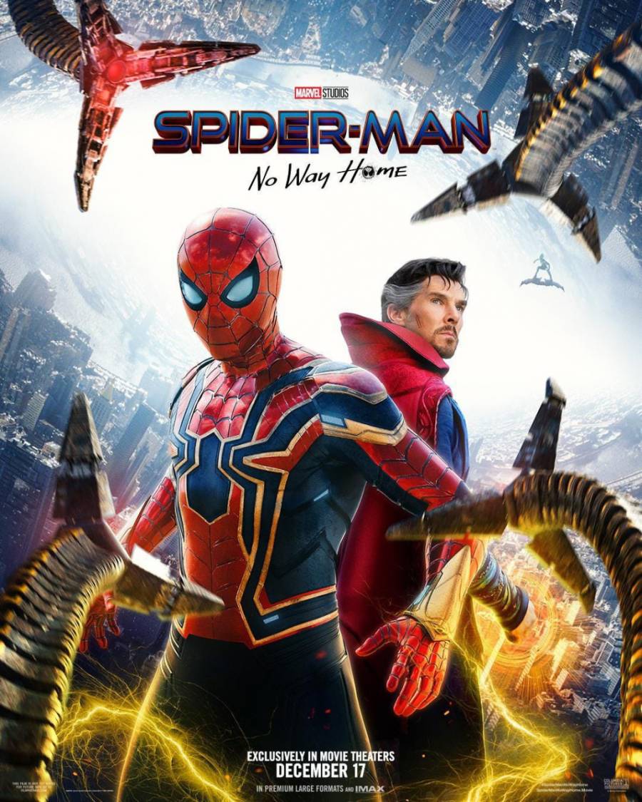 A nivel mundial “Spider-Man: No Way Home” recauda mil mdd