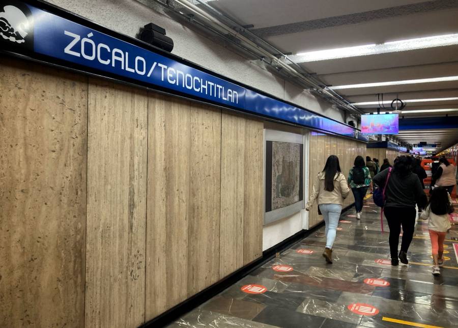 Vuelven a cerrar estación del Metro Zócalo-Tenochtitlan hasta nuevo aviso