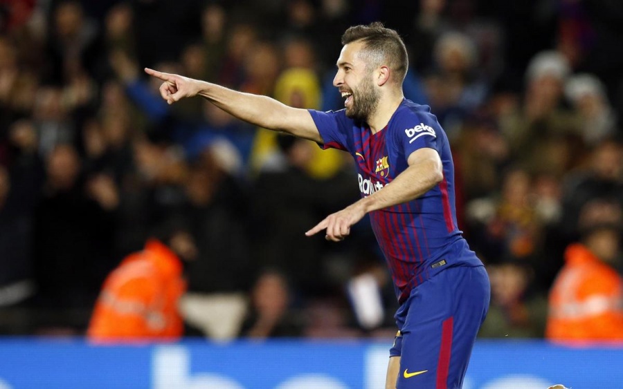 El jugador del FCBarcelona, Jordi Alba da positivo a Covid-19
