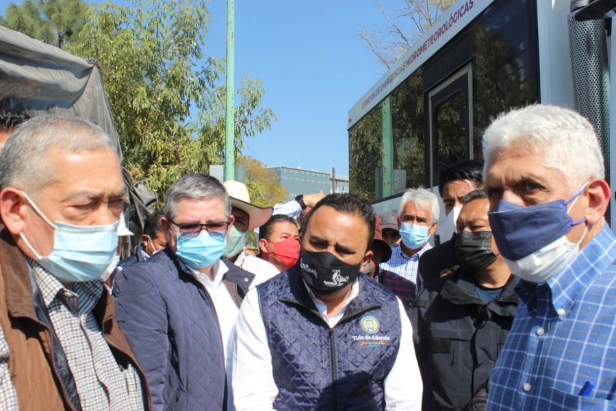 Federación y gobierno de Hidalgo trabajan para evitar nuevas inundaciones en Tula