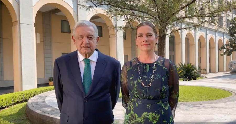 El 2022 será un mejor año: AMLO y Beatriz Gutiérrez Muller en mensaje de Año Nuevo