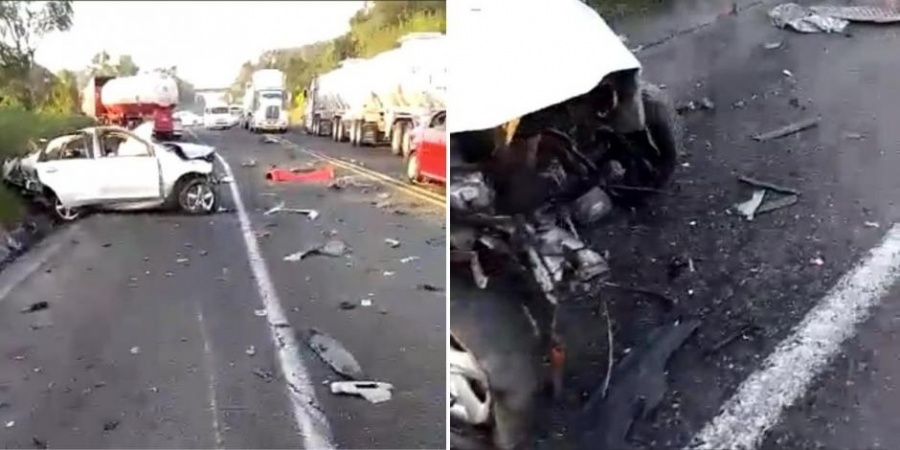 Familia pierde la vida tras accidente en la carretera México-Tuxpan