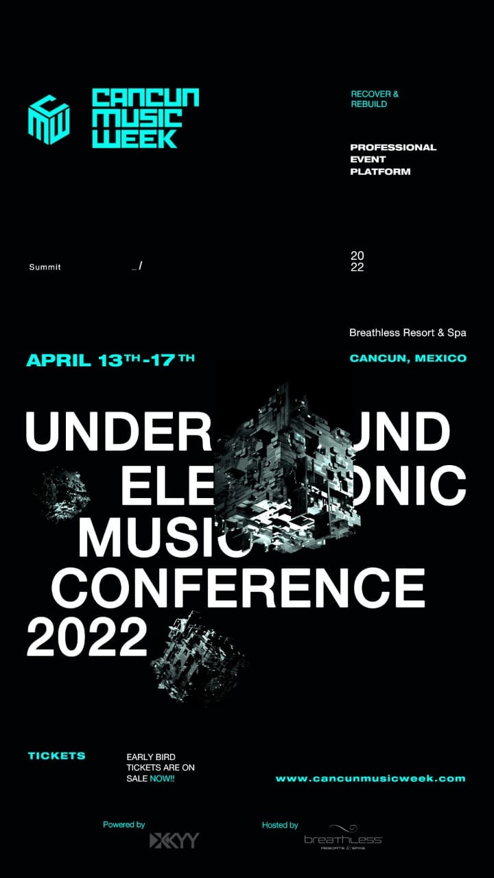 ¡Cancún music week listo para debutar en abril de 2022!