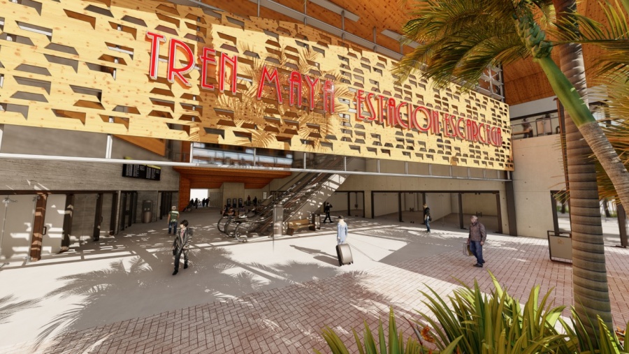 Fonatur present&oacute; dise&ntilde;o de estaci&oacute;n Esc&aacute;rcega del Tren Maya