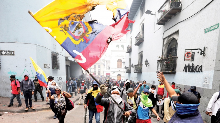 Anuncian protestas contra el gobierno de Ecuador en medio de repunte del covid-19