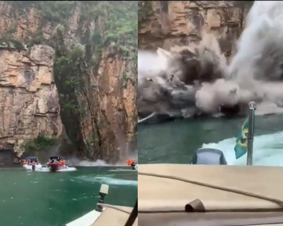 Confirman 10 muertos tras desprendimiento de rocas en lago de Brasil