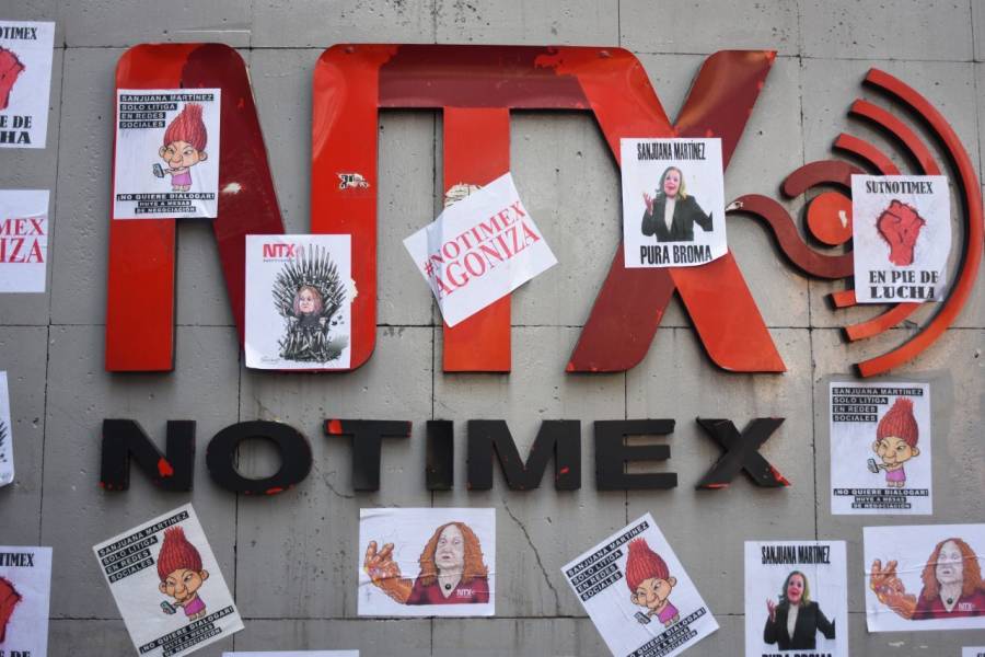 Notimex presenta denuncia por intento de extorsión contra Sanjuana Martínez