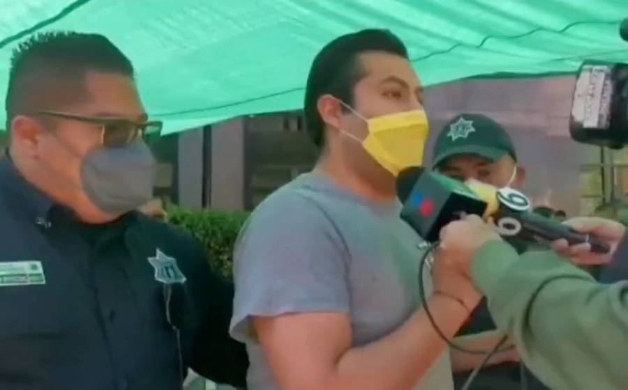 Detienen en Ecatepec a la primera persona que se negó a usar cubrebocas