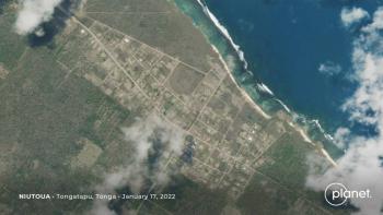 Tonga se encuentra devastado tras la erupci&oacute;n seguida por un tsunami