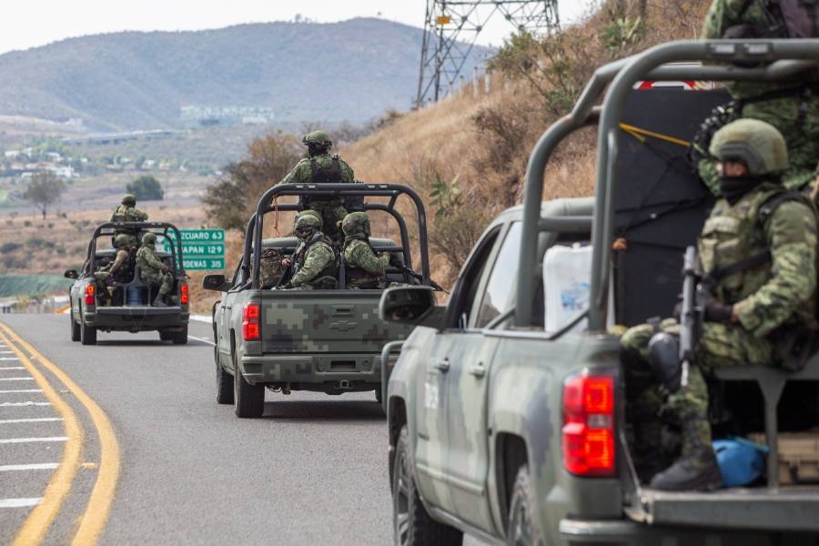 Llegaron mil 800 soldados para reforzar seguridad en Michoacán