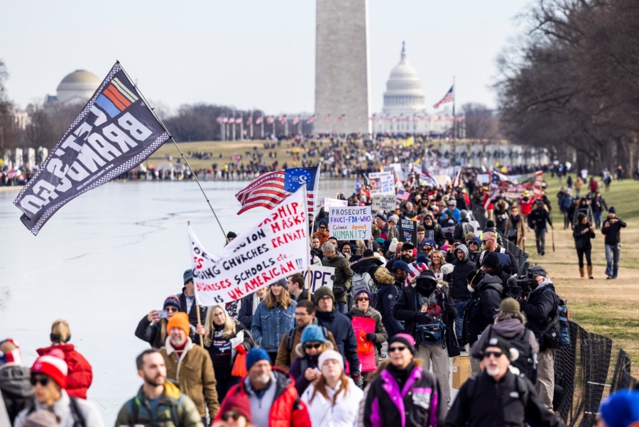 Manifestación en Washington contra la 