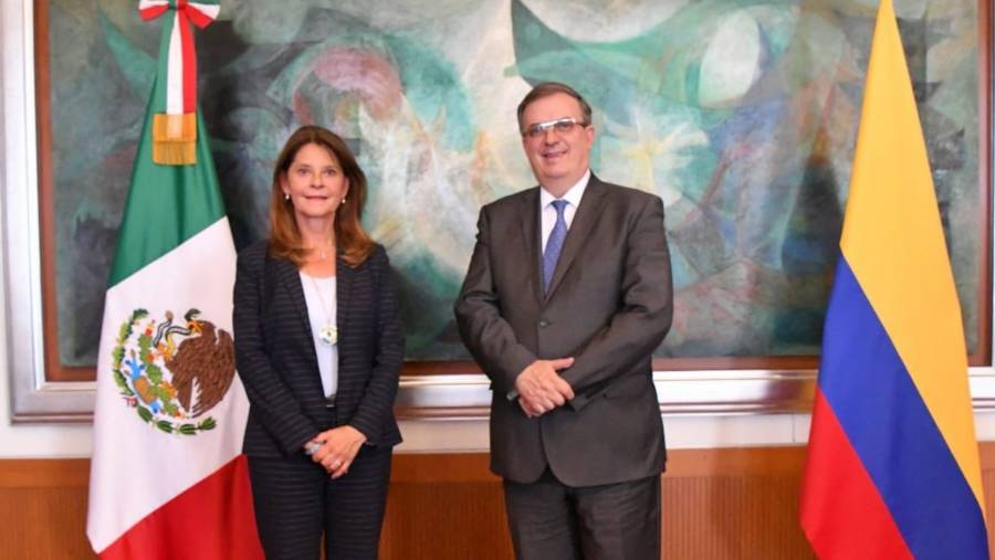 México y Colombia colaborarán en temas de seguridad y combate al Covid-19