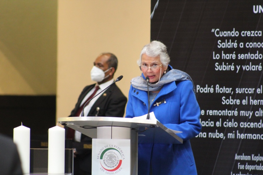 Senado rinde homenaje a víctimas del Holocausto