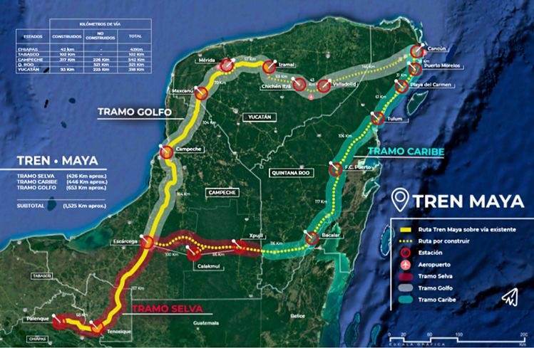 Se preservará flora y fauna a lo largo de la ruta del Tren Maya, asegura López Obrador