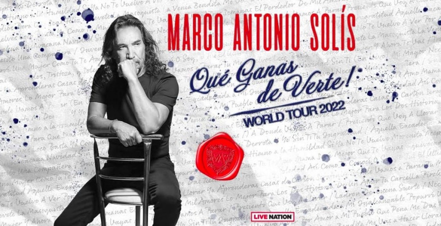 Marco Antonio Solis, “El Buki”, anunci&oacute; gira por Estados Unidos, “Que Ganas De Verte World Tour 2022”,
