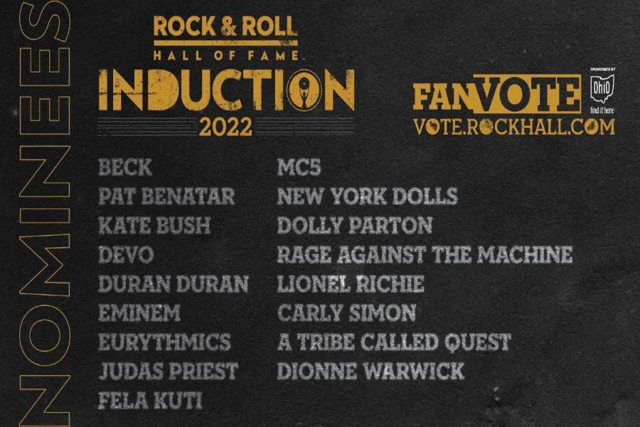 Fue anunciada la lista de nominados para ingresar al Salón de la Fama del Rock & Roll 2022