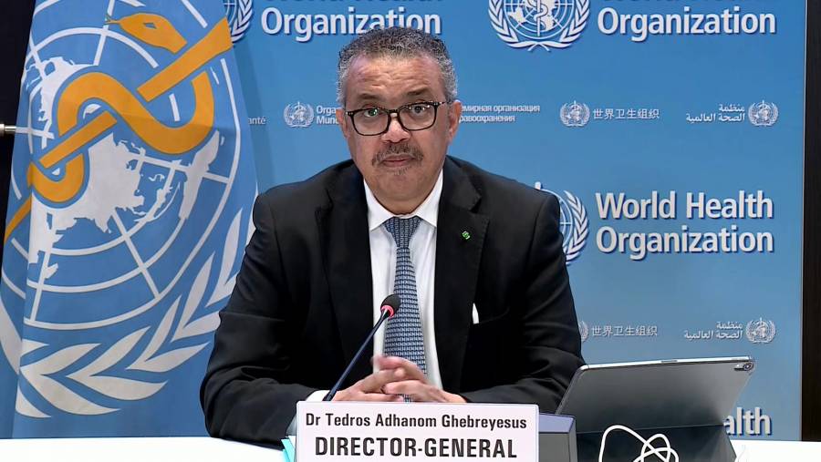 Director de la OMS y primer ministro chino se re&uacute;nen para hablar sobre el origen del Covid-19