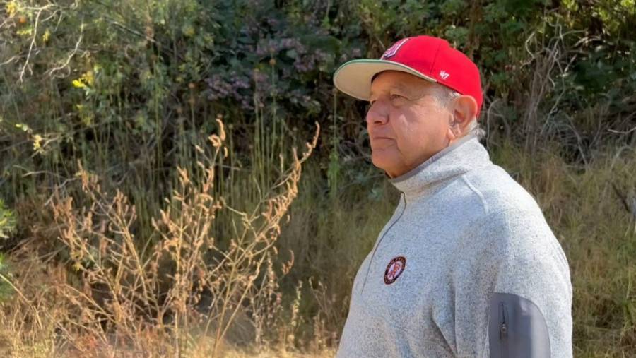 AMLO se ejercita tras problemas cardiacos