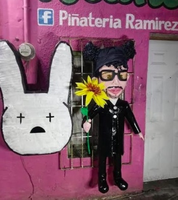 Bad Bunny inspira pi&ntilde;atas en M&eacute;xico ante la euforia por su visita