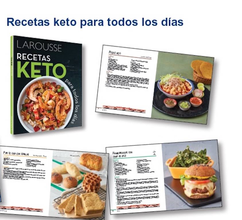 ¿No sabes cocinar? Larousse lanza su nuevo libro de Recetas Keto