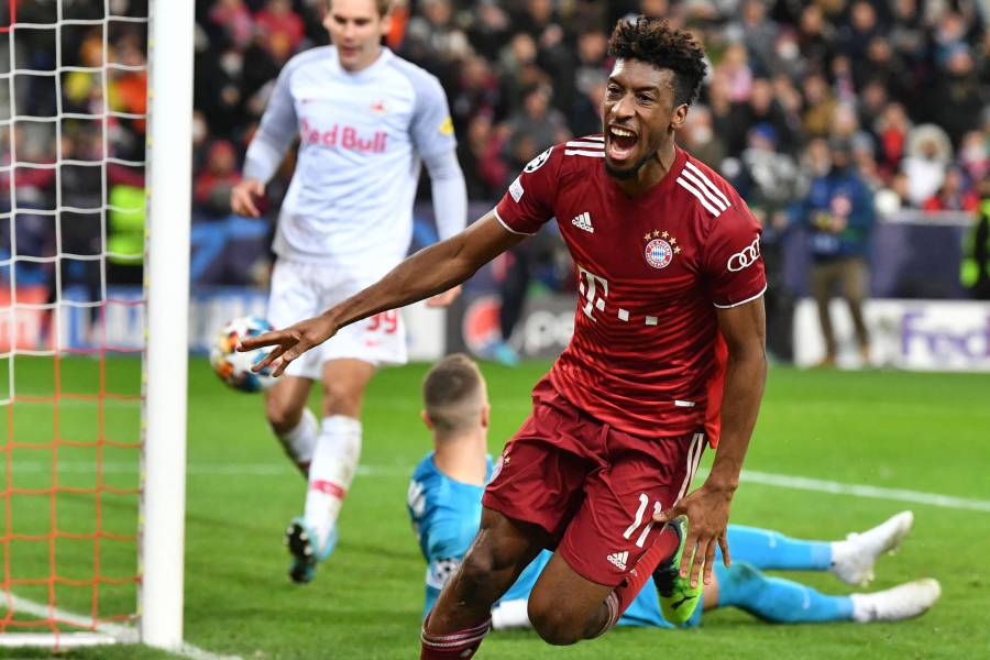 Coman salva al Bayern de caer ante el Salzburgo