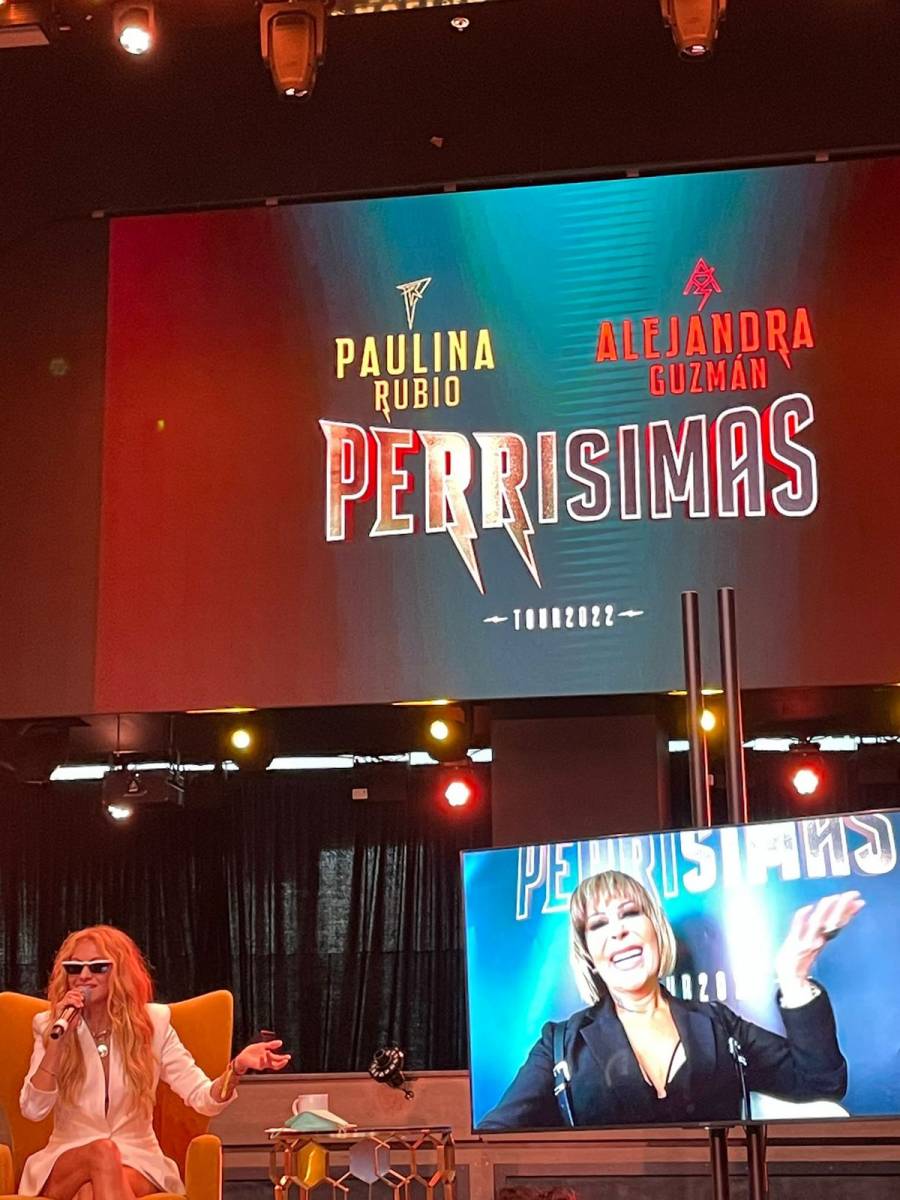Alejandra Guzmán y Paulina Rubio, presentan gira “Perrisima”