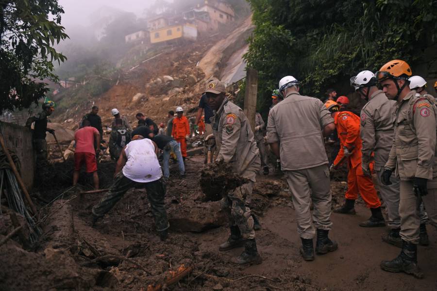 Suben a 152 los muertos tras alud en el estado de Río de Janeiro