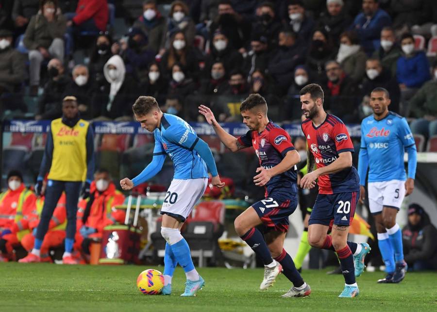 Serie A | Sin el “Chucky” Lozano, Napoli no pasa del empate frente al Cagliari