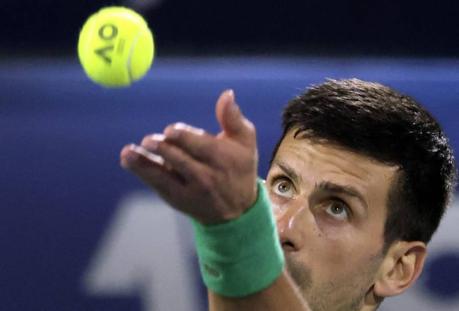 Djokovic trató de 