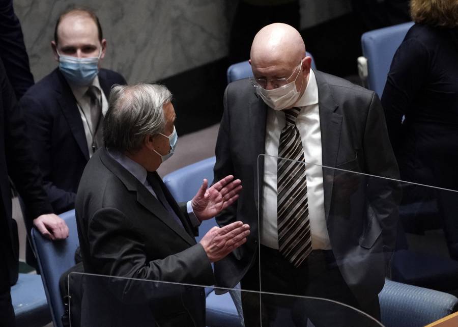 Guterres demanda a Putin no atacar Ucrania