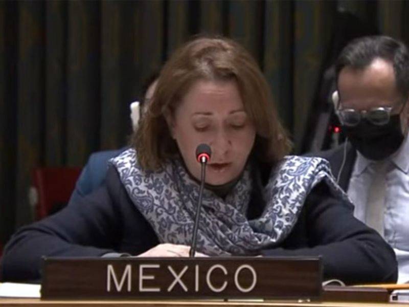 México hace un llamado al diálogo en la crisis entre Rusia y Ucrania, durante Sesión del Consejo de Seguridad de la ONU