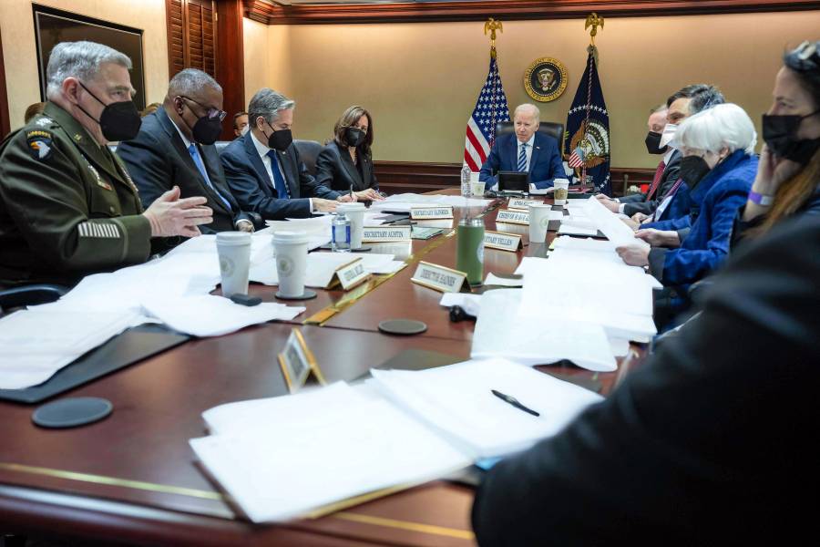 Biden pacta sanciones con G7 tras ataque de Rusia a Ucrania