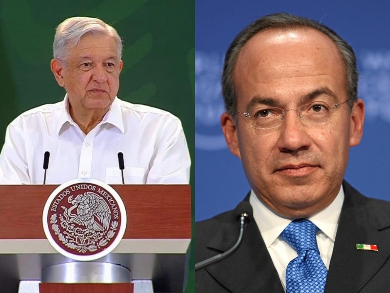 AMLO y Calderón cruzan acusaciones mutuas de cinismo