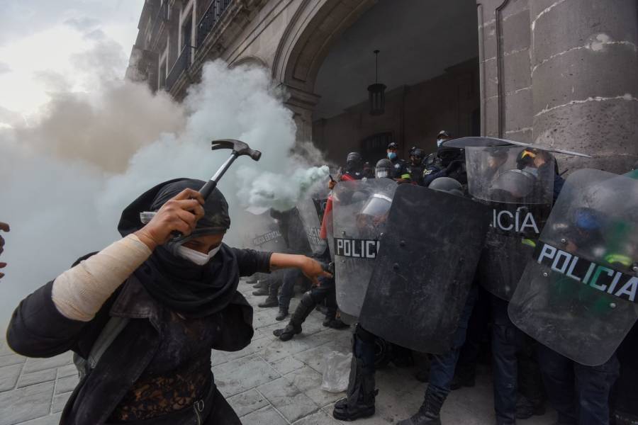 No reprimirán a mujeres; contendrán si hay violencia: Claudia Sheinbaum