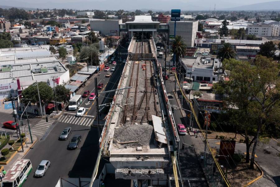 Colocarán tres trabes en tramo colapsado de la Línea 12 del Metro